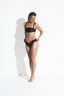 MILANO DESIGN BUSTIER BIKINI - Midnight Black - front