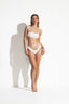 MILANO DESIGN BUSTIER BIKINI - Snow White - front