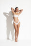 MILANO DESIGN BUSTIER BIKINI - Snow White - front