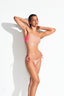 SUNRISE AVENUE BANDEAU BIKINI - Coral - front