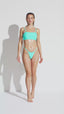 SAINTE MAXIME BUSTIER BIKINI - Turquoise Blue - video