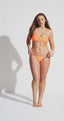 MILILANI BEACH BUSTIER BIKINI - Tiger Orange - video