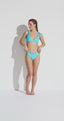 KOHALA COAST BUSTIER BIKINI - Arctic Blue - video