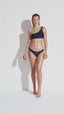 SWAROVSKI COAST CAPRI BUSTIER BIKINI - Midnight Black - video