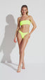 OCEAN VIEW BANDEAU BIKINI - Citrus Green - video