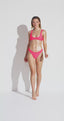 ELAFONISI BEACH BUSTIER BIKINI - Strawberry Red - video