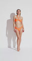 CALA SALADA BANDEAU BIKINI - Yam Orange - video