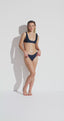KOHALA COAST BUSTIER BIKINI - Midnight Black - video