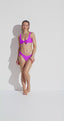 HORIZON VIEW BANDEAU BIKINI - Purple - video