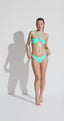 AMALFI COAST BANDEAU BIKINI - Turquoise Blue - video