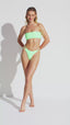OCEAN VIEW BANDEAU BIKINI - Spring Green - video